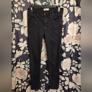 Women’s Madewell Black High-Rise Road Tripper Skinny Jeans